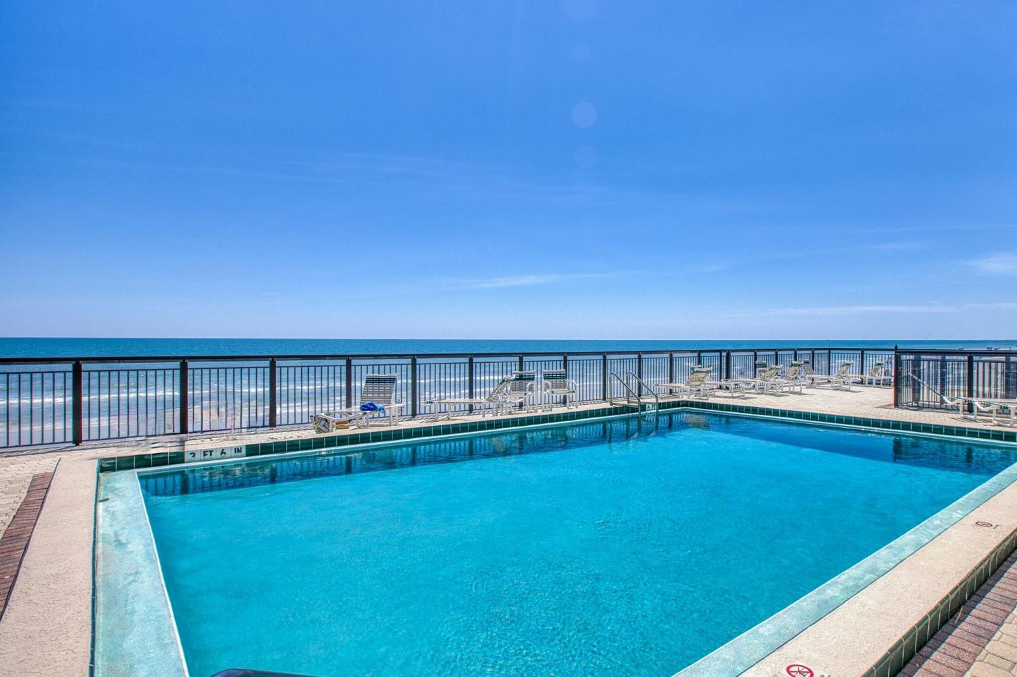 Ocean View With A Beachfront Pool At Ocean Trillium Condo ~ 403 New Smyrna Beach Exterior photo